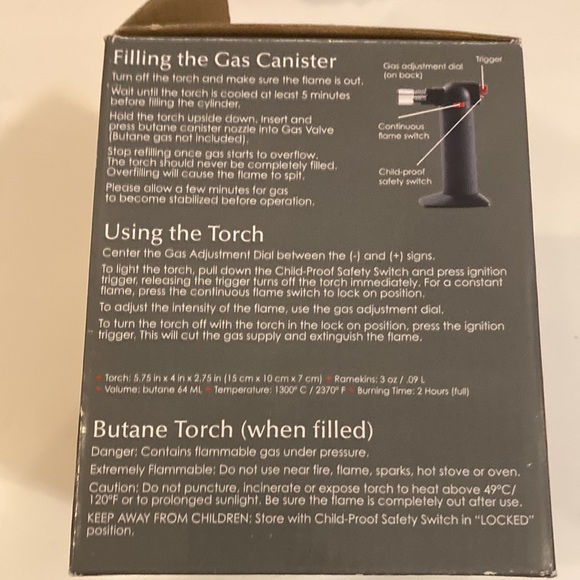 My perfect kitchen five piece crème brûlée set with torch bed bath and beyond - Picture 5 of 7